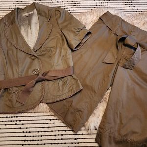 2 PC Short Sleeve Blazer and Shorts. RW & Co.